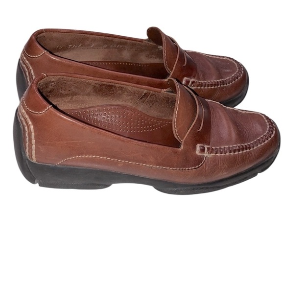 Cole Haan brown Leather Loafers size 8M - Picture 1 of 9
